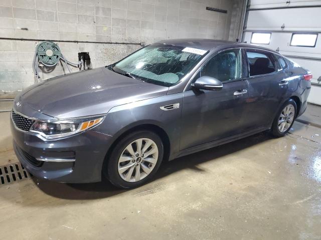 KIA OPTIMA EX 2018 with VIN 5XXGU4L39JG205042 - Photo from auction