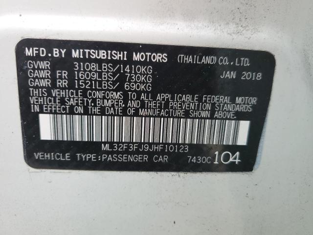 Photo 14 from auction – 2018 MITSUBISHI MIRAGE G4 with VIN ML32F3FJ9JHF10123
