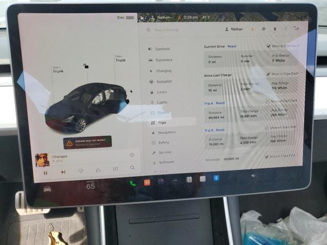 Photo 9 from auction – 2018 TESLA MODEL 3 with VIN 5YJ3E1EB8JF081850