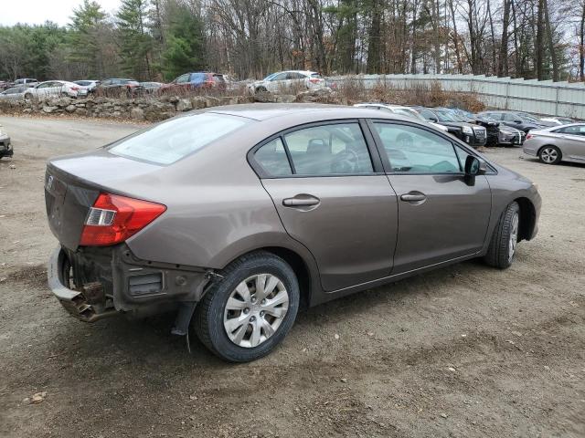 Photo 3 from auction – 2012 HONDA CIVIC LX with VIN 2HGFB2F5XCH598697