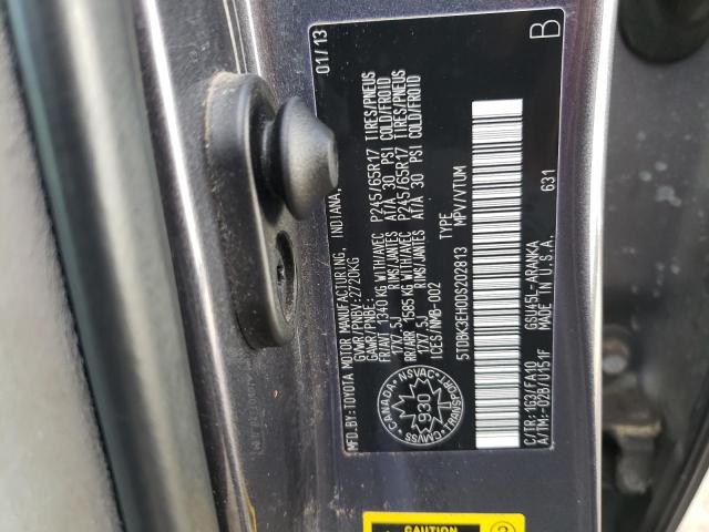 Photo 14 from auction – 2013 TOYOTA HIGHLANDER with VIN 5TDBK3EH0DS202813