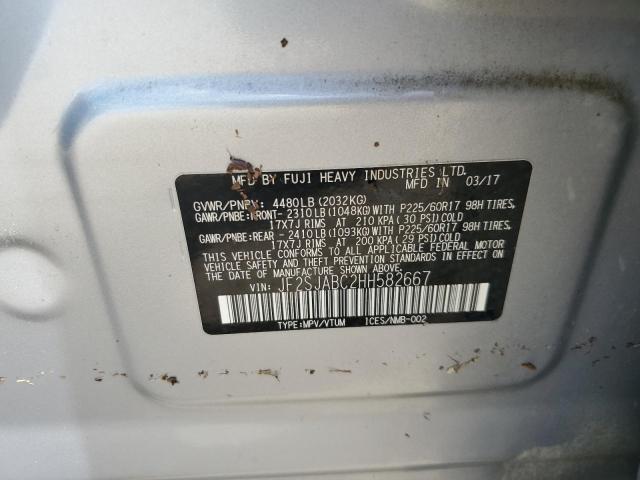 Photo 14 from auction – 2017 SUBARU FORESTER 2 with VIN JF2SJABC2HH582667