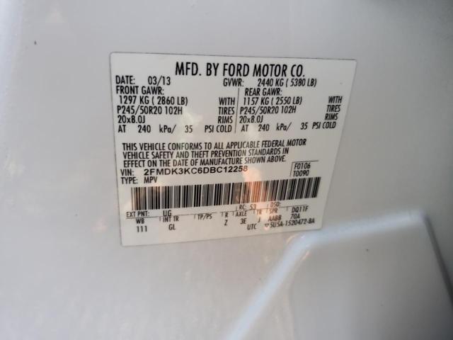 Photo 14 from auction – 2013 FORD EDGE LIMIT with VIN 2FMDK3KC6DBC12258