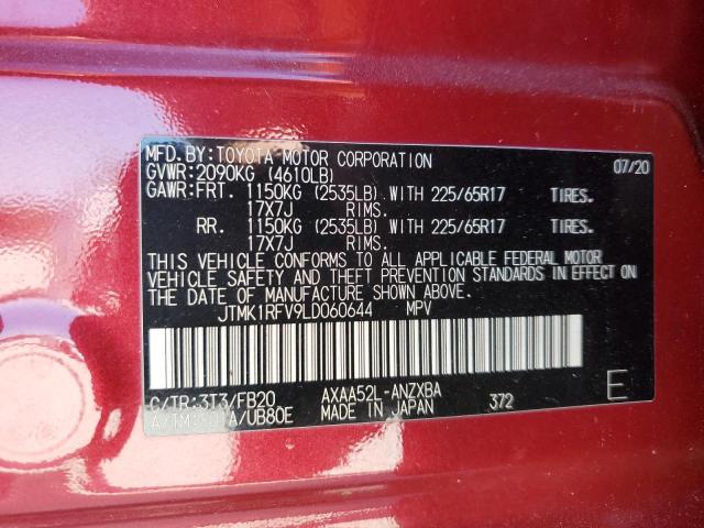 Photo 14 from auction – 2020 TOYOTA RAV4 LE with VIN JTMK1RFV9LD060644