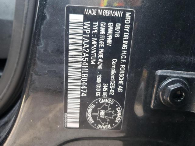 Photo 14 from auction – 2017 PORSCHE MACAN with VIN WP1AA2A54HLB04474
