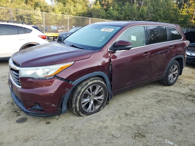 TOYOTA HIGHLANDER 2015 with VIN 5TDBKRFH9FS138856 - Photo from auction