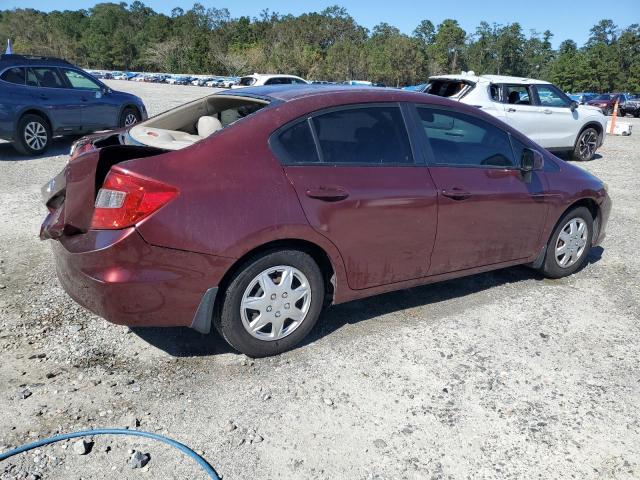 Photo 3 from auction – 2012 HONDA CIVIC LX with VIN 2HGFB2F51CH575163