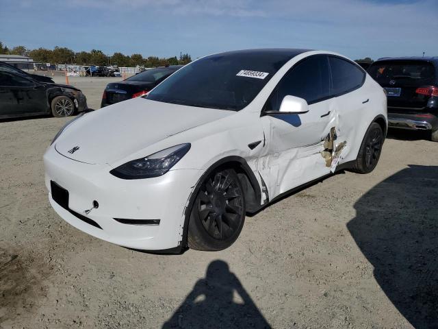 TESLA MODEL Y 2022 с VIN 7SAYGDEE9NF481288 - Снимка от търг