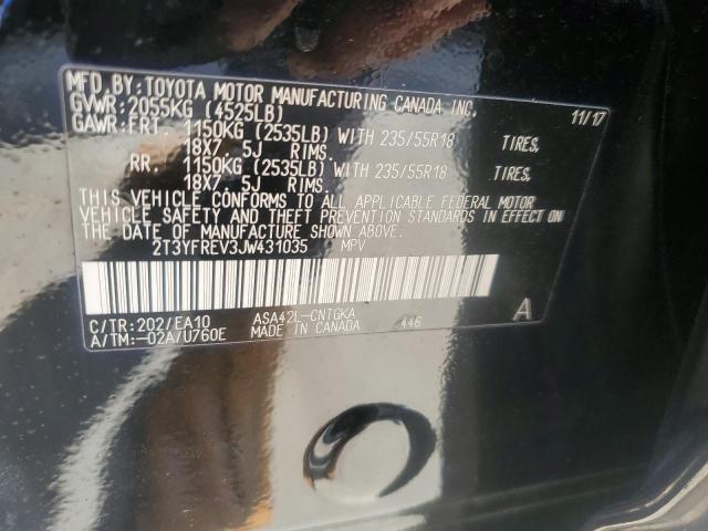 Photo 14 from auction – 2018 TOYOTA RAV4 LIMIT with VIN 2T3YFREV3JW431035