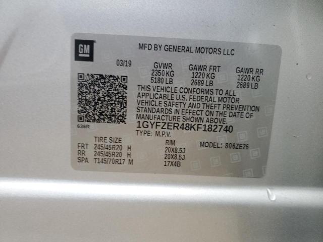 Photo 14 from auction – 2019 CADILLAC XT4 SPORT with VIN 1GYFZER48KF182740