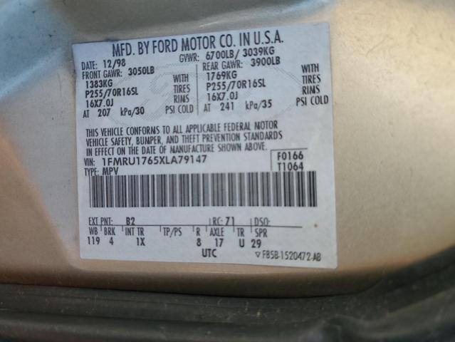 Photo 14 from auction – 1999 FORD EXPEDITION with VIN 1FMRU1765XLA79147