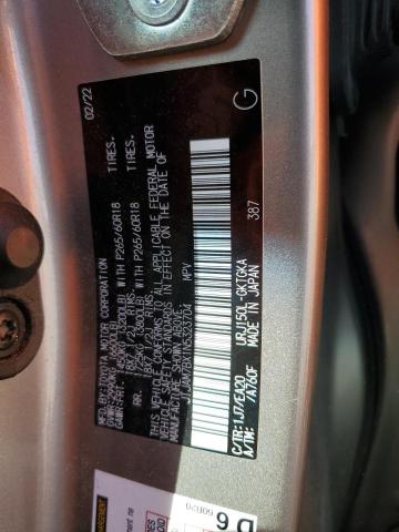 Photo 14 from auction – 2022 LEXUS GX 460 with VIN JTJAM7BX1N5323704