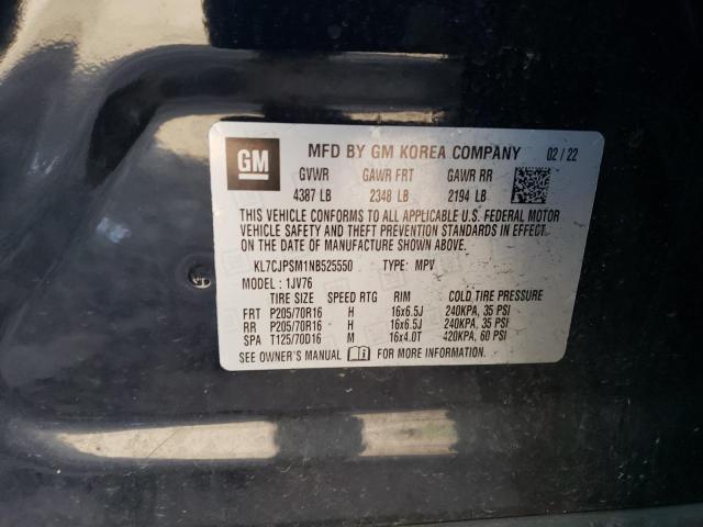 Photo 14 from auction – 2022 CHEVROLET TRAX 1LT with VIN KL7CJPSM1NB525550