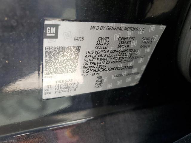 Photo 14 from auction – 2019 CADILLAC ESCALADE E with VIN 1GYS3GKJ9KR350198