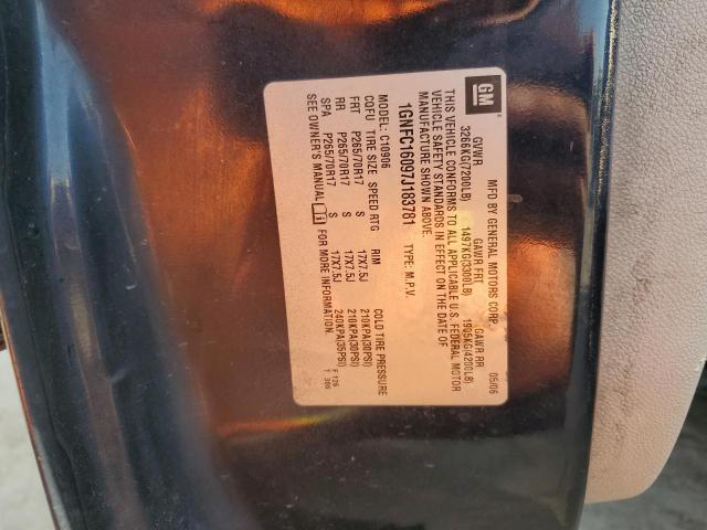 Photo 14 from auction – 2007 CHEVROLET SUBURBAN C with VIN 1GNFC16097J183781