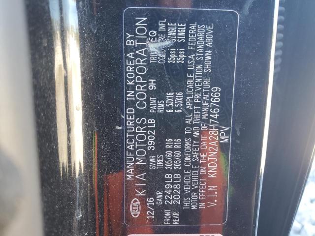 Photo 14 from auction – 2017 KIA SOUL with VIN KNDJN2A28H7467669