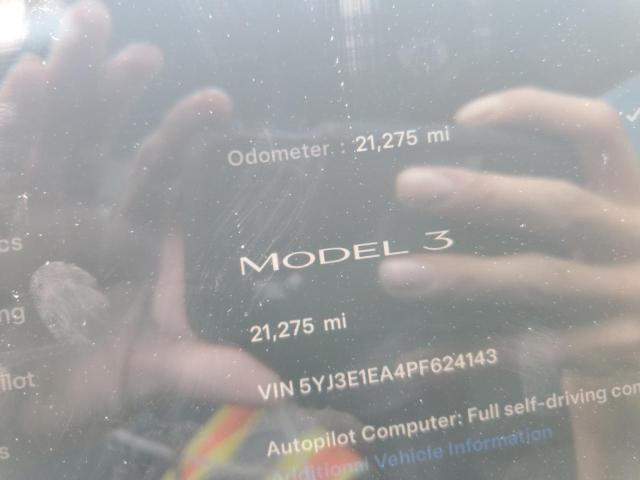 Photo 9 from auction – 2023 TESLA MODEL 3 with VIN 5YJ3E1EA4PF624143