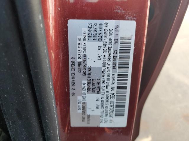 Photo 14 from auction – 2012 MAZDA 5 with VIN JM1CW2CL6C0113694
