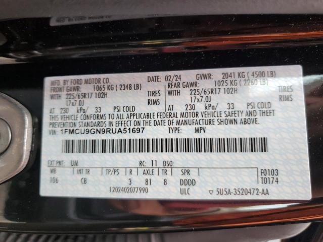 Photo 14 from auction – 2024 FORD ESCAPE ACT with VIN 1FMCU9GN9RUA51697
