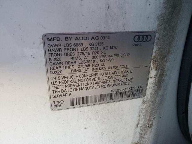 Photo 14 from auction – 2014 AUDI Q7 PRESTIG with VIN WA1DGAFEXED017162