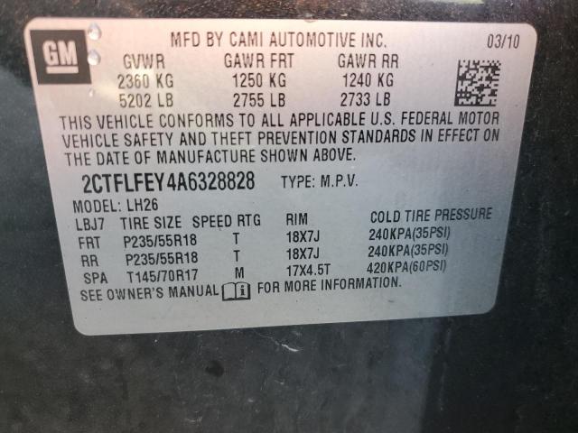 Photo 14 from auction – 2010 GMC TERRAIN SL with VIN 2CTFLFEY4A6328828