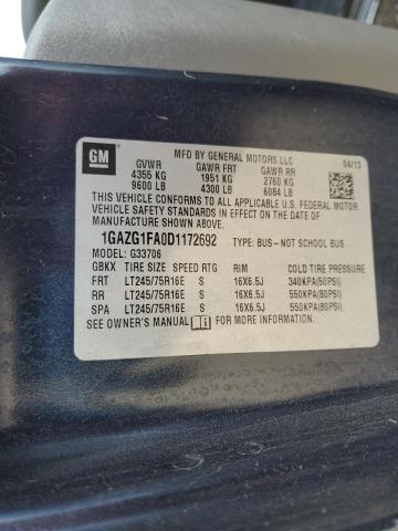 Photo 14 from auction – 2013 CHEVROLET EXPRESS G3 with VIN 1GAZG1FA0D1172692