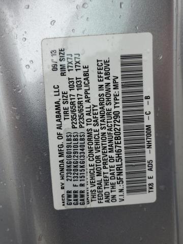 Photo 14 from auction – 2014 HONDA ODYSSEY EX with VIN 5FNRL5H67EB027290
