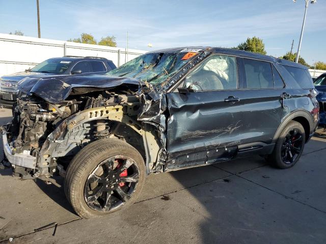 FORD EXPLORER S 2022 with VIN 1FM5K8GC7NGB89609 - Photo from auction
