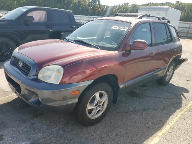 HYUNDAI SANTA FE G 2003 with VIN KM8SC73D23U351850 - Photo from auction