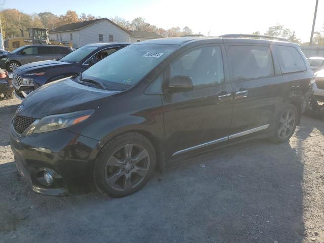 TOYOTA SIENNA SE 2017 with VIN 5TDXZ3DC1HS841196 - Photo from auction