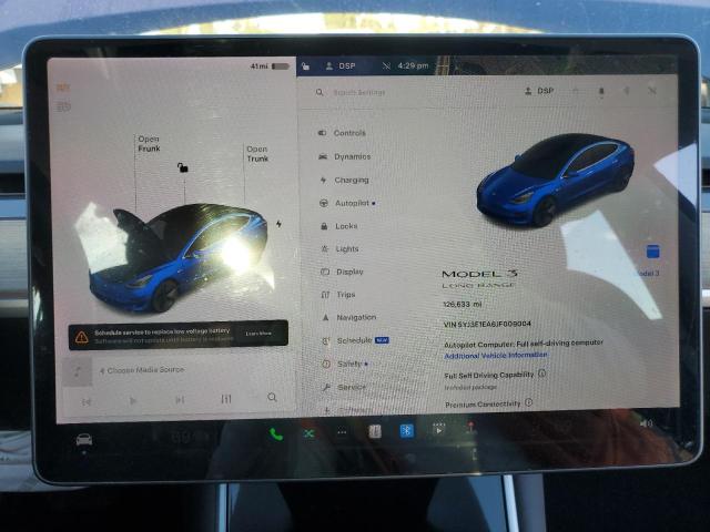 Photo 9 from auction – 2018 TESLA MODEL 3 with VIN 5YJ3E1EA6JF009004