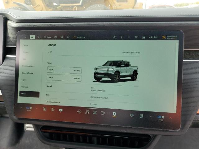 Photo 9 from auction – 2023 RIVIAN R1T ADVENT with VIN 7FCTGAAA6PN024557