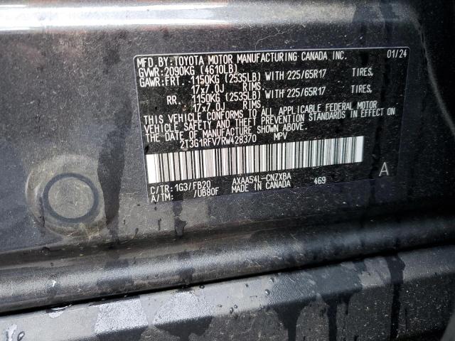 Photo 14 from auction – 2024 TOYOTA RAV4 LE with VIN 2T3G1RFV7RW428370