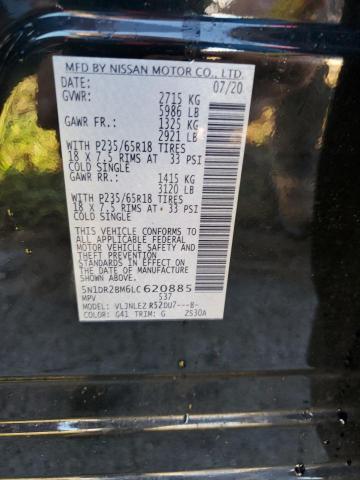 Photo 14 from auction – 2020 NISSAN PATHFINDER with VIN 5N1DR2BM6LC620885