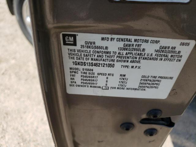 Photo 14 from auction – 2006 GMC ENVOY with VIN 1GKDS13S462121050