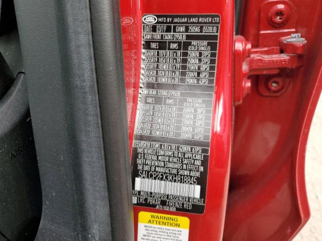 Photo 14 from auction – 2019 LAND ROVER DISCOVERY with VIN SALCP2FX3KH818845