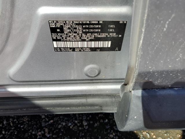 Photo 14 from auction – 2016 TOYOTA RAV4 LIMIT with VIN 2T3YFREV6GW302845