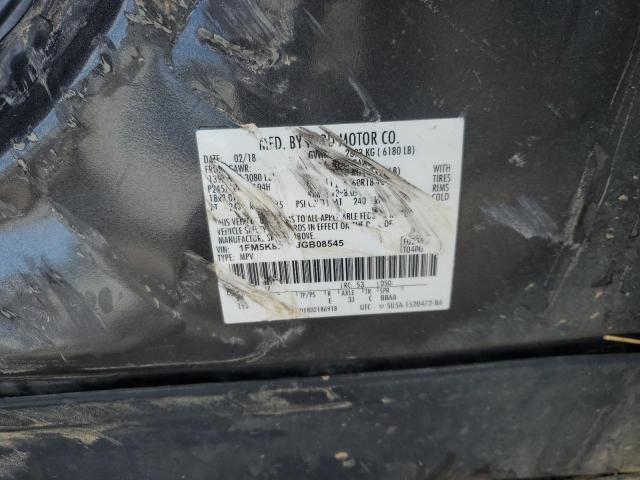 Photo 14 from auction – 2018 FORD EXPLORER X with VIN 1FM5K8D86JGB08545