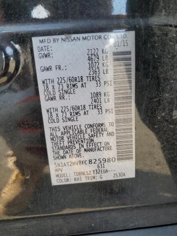 Photo 14 from auction – 2015 NISSAN ROGUE S with VIN 5N1AT2MV8FC825980
