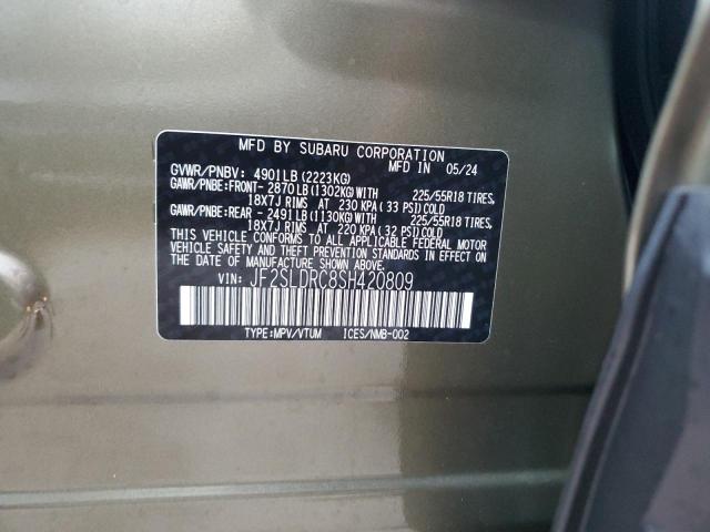 Photo 14 from auction – 2025 SUBARU FORESTER L with VIN JF2SLDRC8SH420809