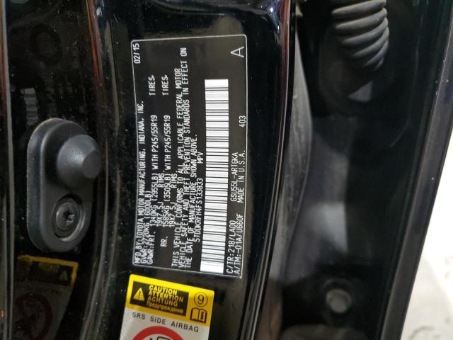 Photo 14 from auction – 2015 TOYOTA HIGHLANDER with VIN 5TDDKRFH4FS133833