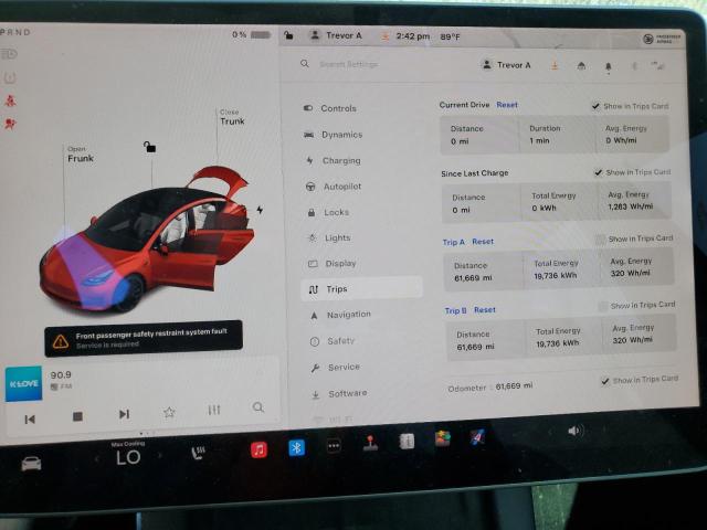 Photo 9 from auction – 2021 TESLA MODEL 3 with VIN 5YJ3E1ECXMF049494