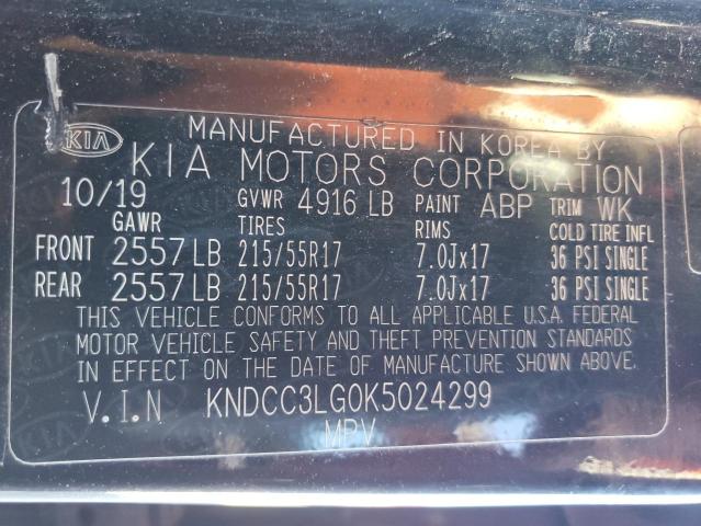 Photo 14 from auction – 2019 KIA NIRO EX with VIN KNDCC3LG0K5024299