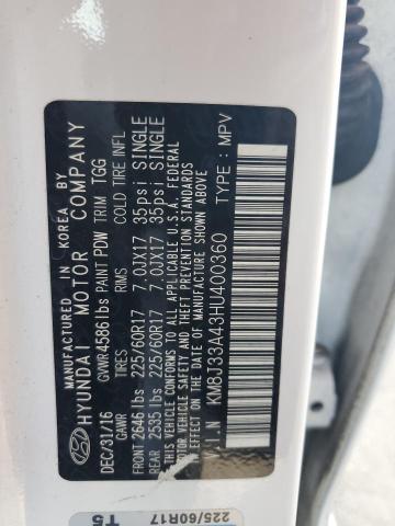 Photo 14 from auction – 2017 HYUNDAI TUCSON LIM with VIN KM8J33A43HU400360