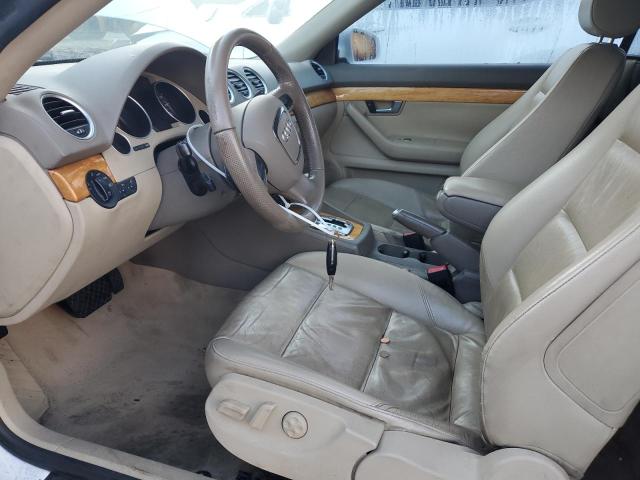 Photo 7 from auction – 2007 AUDI A4 3.2 CAB with VIN WAUDH48H17K014397
