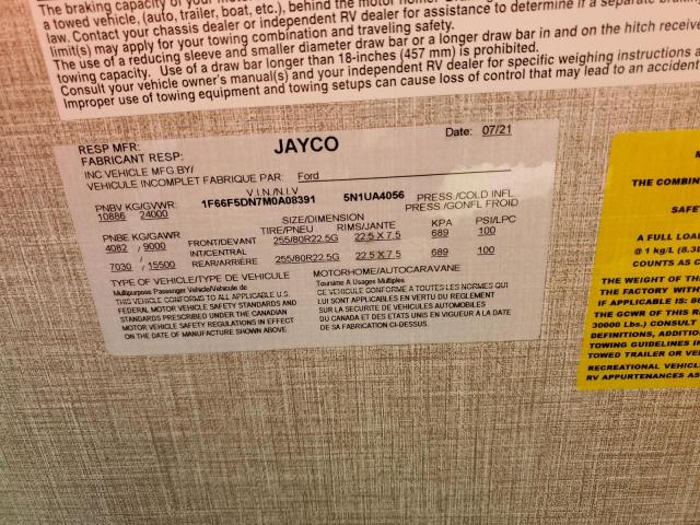 Photo 10 from auction – 2022 JAYC PRECEPT with VIN 1F66F5DN7M0A08391