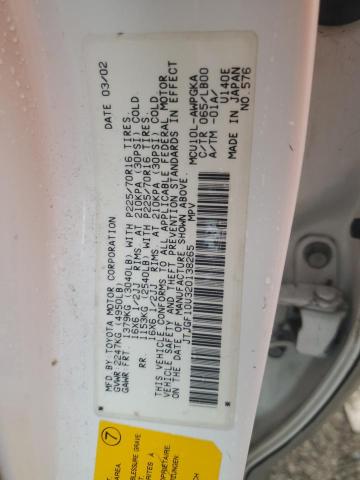 Photo 14 from auction – 2002 LEXUS RX 300 with VIN JTJGF10U320138265