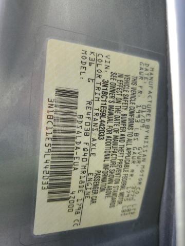 Photo 14 from auction – 2009 NISSAN VERSA S with VIN 3N1BC11E59L442033