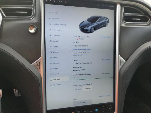 Photo 9 from auction – 2014 TESLA MODEL S with VIN 5YJSA1H14EFP28471