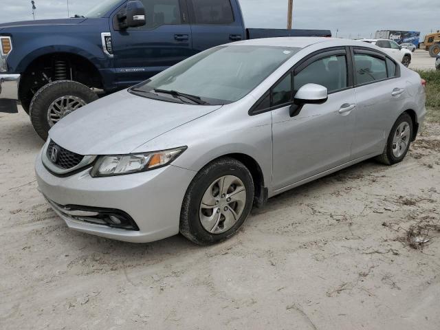 HONDA CIVIC LX 2013 with VIN 19XFB2F56DE079660 - Photo from auction